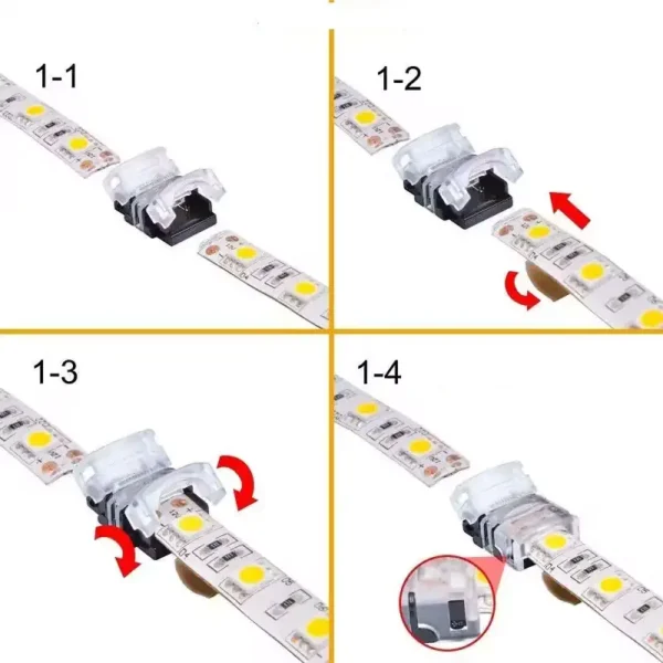 LED Strip Verbinder 2-polig Band 10 mm