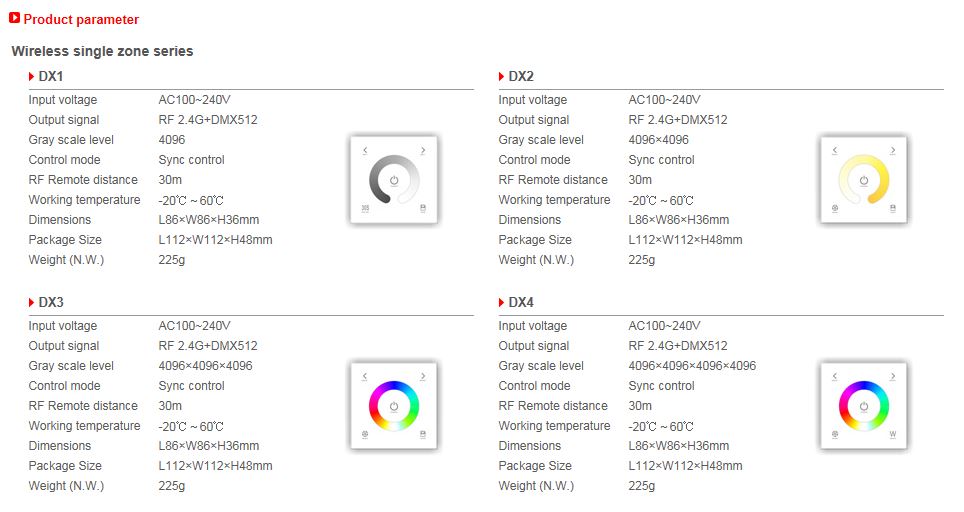 ltech wifi touch panel