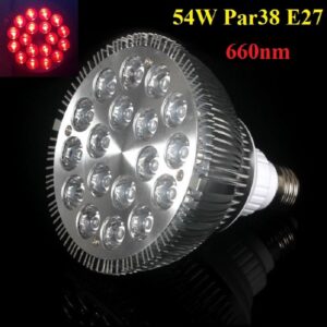 54W LED Lampe Tief Rot 660nm 680nm Spektrum