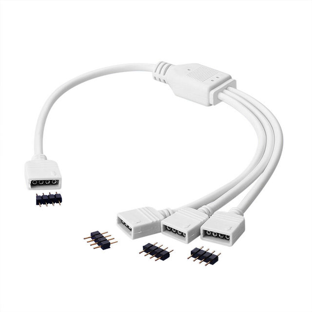 5 PIN LED Splitter Verteiler Kabel 1zu2 1zu3 1zu4 Adapter für 5 polige Strip Streifen 3 5 PIN LED Splitter Verteiler Kabel 1zu2 1zu3 1zu4 Adapter für 5 polige Strip Streifen
