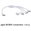 5 PIN LED Splitter Verteiler Kabel 1zu2 1zu3 1zu4 Adapter für 5 polige Strip Streifen