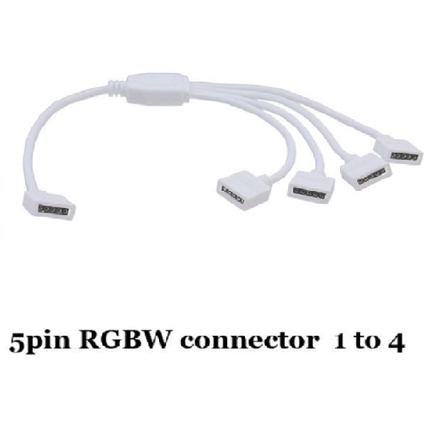 5 PIN LED Splitter Verteiler Kabel 1zu2 1zu3 1zu4 Adapter für 5 polige Strip Streifen