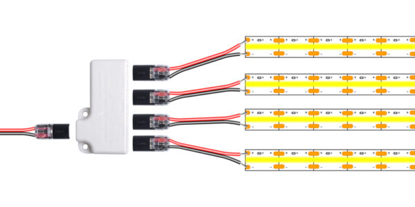 Terminal Splitter Box Kabel Draht 22-20AWG Verbinder Stecker Audio Beleuchtung