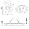 3W LED Emitter Chip IR Infrarot 730nm-750nm 2.2V-2.4V 700mA Epistar