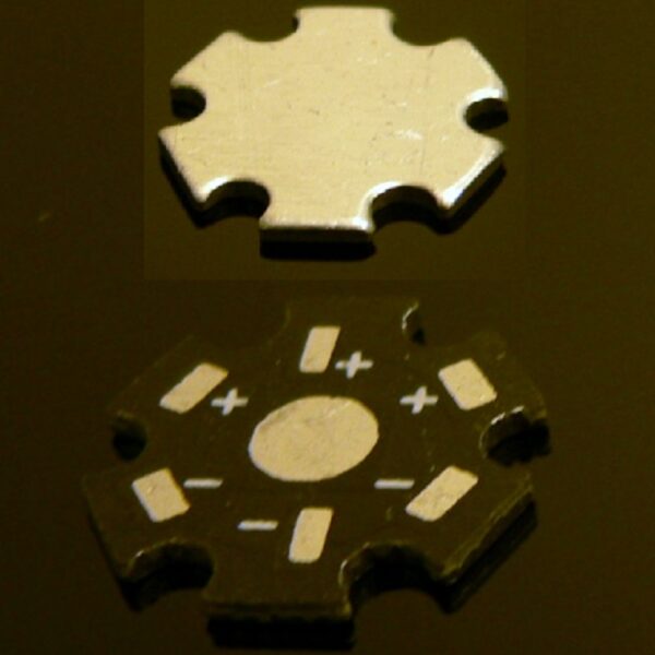 5x Star Platine PCB für 1W 3W 5W 45mil Led Emitter Chip Base