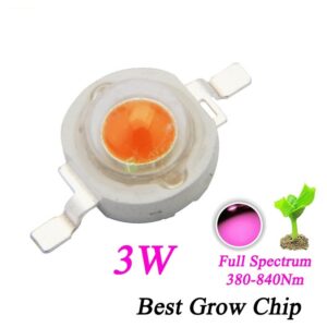 3W Grow Full Spectrum Led Emitter Chip 380-840nm 700mA