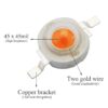 3W Grow Full Spectrum Led Emitter Chip 380-840nm 700mA