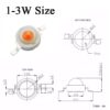 3W Grow Full Spectrum Led Emitter Chip 380-840nm 700mA