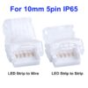 5 PIN LED Verbinder Strip zu Strip Eckverbinder Streifen an Kabel Anschluss Stecker