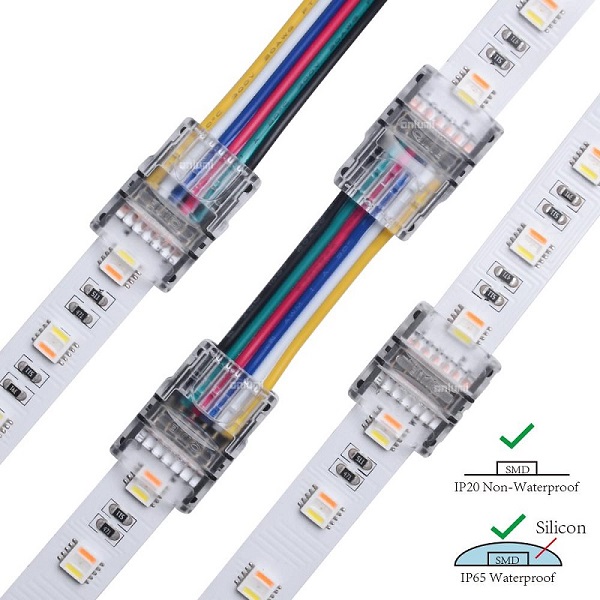 6 PIN LED Verbinder 6-polig 12 mm Strip