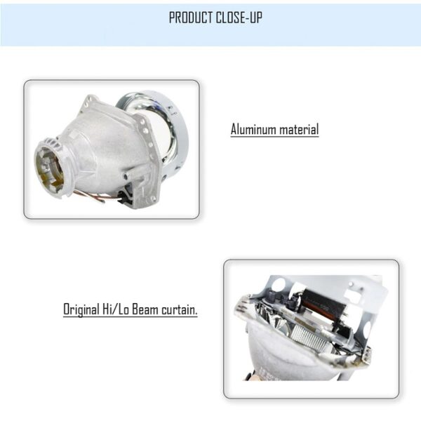 Bixenon Reflektor Projektor Linse Blau für Hella 3R G5 Scheinwerfer D1S D2H D3S D4S