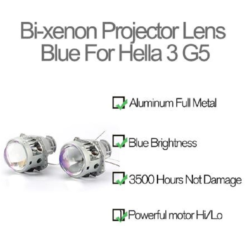 Bixenon Reflektor Projektor Linse Blau für Hella 3R G5 Scheinwerfer D1S D2H D3S D4S 3 Bixenon Reflektor Projektor Linse Blau für Hella 3R G5 Scheinwerfer D1S D2H D3S D4S