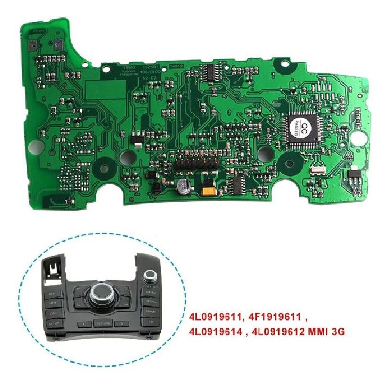 MMI 3G Bedienteil Platine mit Navigation 4L0919611 für Audi A6 Q7