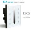 LTECH DX5 LED Dimmer Wandschalter 4 Zone Touch Panel 2.4G DMX 512