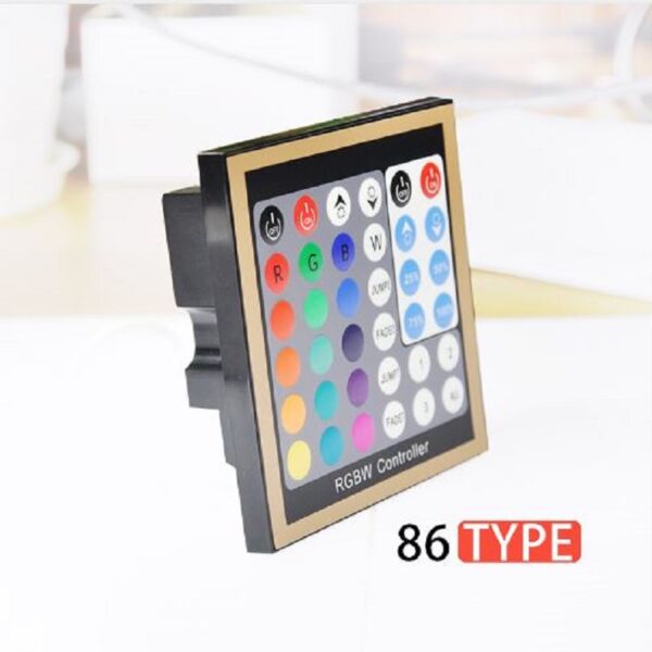 LED RGBW DMX 512 Touch Panel Controller Master Wandeinbau Unterputz Strip Streifen