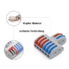 Kabelverbinder 2 PIN zu 6 Polig Strom Kabel Verteiler Splitter