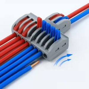 SPL82 Kabelklemmen mit Hebel Dosenklemme Lüsterklemme Verbindungsklemmen