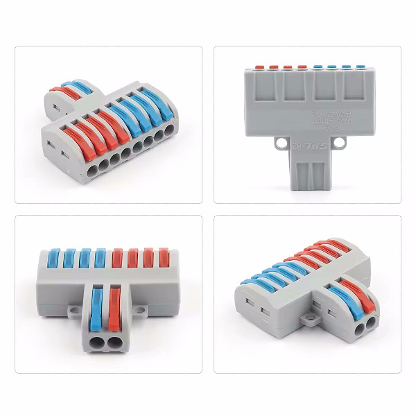 SPL82 Kabelklemmen mit Hebel Dosenklemme Lüsterklemme Verbindungsklemmen