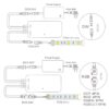 LED Fernbedienung mit Controller Dimmer RGBW RGB+CCT Streifen 2.4G WiFi Wlan
