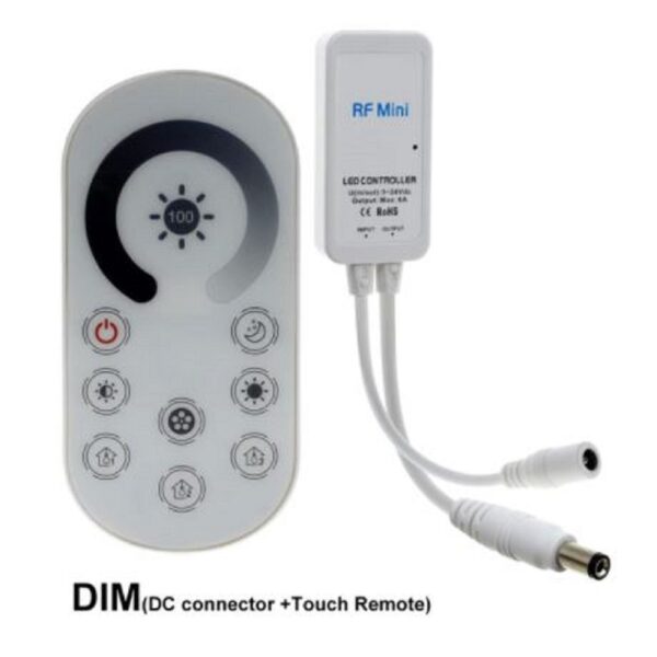 LED Fernbedienung mit Controller Dimmer RGBW RGB+CCT Streifen 2.4G WiFi Wlan