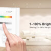 LED Wandschalter Kabellos Touch Panel RGB+CCT 4 Zonen 2.4G MiLight B4