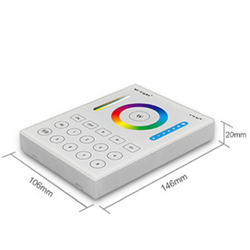 Mi-Light B8 Touch Panel 8 Zonen 2.4G RGB+CCT WiFi 5 Mi-Light B8 Touch Panel 8 Zonen 2.4G RGB+CCT WiFi