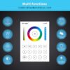 Mi-Light B8 Touch Panel 8 Zonen 2.4G RGB+CCT WiFi