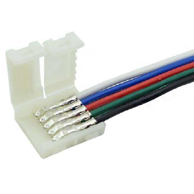 5 PIN LED Strip Verbinder Brücke für RGBW Streifen 10mm breit