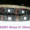 WS2801 RGB LED Strip Adalight Boblight Ambi Ambient TV Raspberry Pi 5050 IC 32/m