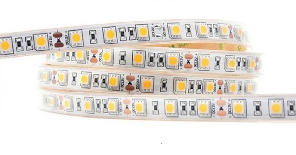 24V LED Strip Warmweiss Kaltweiss Streifen 300 Leds SMD 5050 60leds/m dimmbar